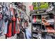 A walk-in closet with clothing racks and shelving for organized storage at 6313 Voss St, North Las Vegas, NV 89081