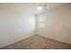 Small bedroom with neutral paint and carpet at 920 Cirrus Cloud Ave, Las Vegas, NV 89138