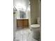 Bathroom vanity with modern fixtures at 9617 Pine River Ln, Las Vegas, NV 89123