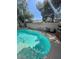 Backyard pool and hot tub in a private yard at 9801 Bradford Summit St, Las Vegas, NV 89183