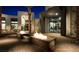 Inviting community courtyard featuring fire pits, modern architecture, and landscaping at 11289 Vision Peak Ave # 103, Las Vegas, NV 89135