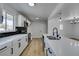 Open concept kitchen with eat-in breakfast bar and stainless steel appliances at 1225 Arrowhead Ave, Las Vegas, NV 89106