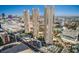 Magnificent aerial view featuring luxury towers, pools, and green spaces offering a lavish urban lifestyle at 135 E Harmon Ave # 809, Las Vegas, NV 89109