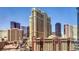 The Carriage House and other buildings are captured in this daytime shot against a clear blue sky at 135 E Harmon Ave # 809, Las Vegas, NV 89109