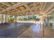 Elegant covered entrance featuring decorative ceilings, well-manicured landscaping, and welcoming ambiance at 135 E Harmon Ave # 809, Las Vegas, NV 89109
