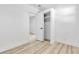 Bedroom featuring new closet and door at 2105 Berkley Ave, Las Vegas, NV 89101
