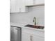Close up of kitchen with modern sink and stainless steel dishwasher at 2105 Berkley Ave, Las Vegas, NV 89101