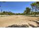 Large horse arena enclosed by white fencing, providing ample space for equestrian activities at 2770 La Casita Ave, Las Vegas, NV 89120