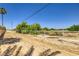 Wide shot of horse property highlighting the open space and mature trees at 2770 La Casita Ave, Las Vegas, NV 89120