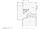 An open-concept first-floor layout features a modern kitchen, dining room, living room, bathroom, and garage at 323 Harpers Ferry Ave, Las Vegas, NV 89148