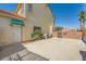 The house features a private, paved backyard with a gated entrance and easy access to an external door at 3624 Snowy Pines St, Las Vegas, NV 89147