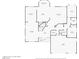 Detailed floor plan of the main level of the home showing layout of rooms at 3738 Amber Lantern Cir, Las Vegas, NV 89147