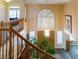Grand foyer featuring a chandelier and high ceilings at 3738 Amber Lantern Cir, Las Vegas, NV 89147