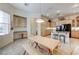 Eat in kitchen features tile floors, breakfast nook, and lots of natural light at 4636 Riva De Romanza St, Las Vegas, NV 89135