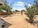 Large backyard featuring mature trees and plenty of space for outdoor activities at 4924 Carmen Blvd, Las Vegas, NV 89108