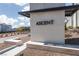 Community entrance featuring modern design and prominent 'Ascent' signage at 494 Mahogany Ridge St, Las Vegas, NV 89138