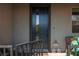 Welcoming front entrance with a dark-colored door, decorative accents, and a 'Welcome' sign at 494 Mahogany Ridge St, Las Vegas, NV 89138