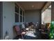 Charming patio with comfortable seating and decorative accents at 494 Mahogany Ridge St, Las Vegas, NV 89138