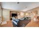 Bright and airy living room with wood floors and comfortable seating at 528 Lavina Ct, Las Vegas, NV 89123