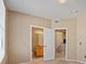 Comfortable bedroom with doorways to both the bathroom and an additional space at 5855 Valley Dr # 2130, North Las Vegas, NV 89031