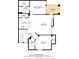 Detailed floor plan featuring two levels, bedrooms, kitchen, and living spaces with a balcony at 5855 Valley Dr # 2130, North Las Vegas, NV 89031