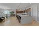 Bright kitchen with a large island, pendant lighting, and ample seating at 5953 Yellow Ridge Ave, Las Vegas, NV 89131