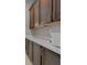 Kitchen cabinets with quartz countertops, and modern stainless steel handles at 5953 Yellow Ridge Ave, Las Vegas, NV 89131