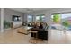 Bright living room with large windows, comfortable seating, and stylish decor at 5953 Yellow Ridge Ave, Las Vegas, NV 89131
