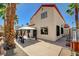 Relaxing backyard with a covered patio, concrete, desert landscaping, and spa at 6652 Coral Springs Cir, Las Vegas, NV 89108