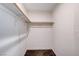 Walk-in closet with rod and shelves, perfect for storage and organization at 10556 Sariah Skye Ave, Las Vegas, NV 89166