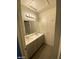 Modern bathroom with double sink vanity, contemporary lighting and ample counter space at 1745 Starridge Way, Las Vegas, NV 89142