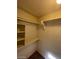 Walk-in closet offers shelving space at 1745 Starridge Way, Las Vegas, NV 89142