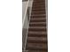 Carpeted staircase with white railings leading to the upper level of the home at 1745 Starridge Way, Las Vegas, NV 89142
