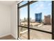 Enjoy a beautiful city view from the unit's large window, allowing for plenty of natural light at 200 W Sahara Ave # 2204, Las Vegas, NV 89102