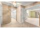 Hallway with doorways leading to other rooms, neutral carpet, and classic design elements at 226 Dalmatian Ln, Las Vegas, NV 89107