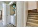 Laundry area conveniently located near the stairs, featuring washer and dryer at 2925 Wigwam Pkwy # 1124, Henderson, NV 89074