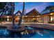 Backyard oasis with a sparkling pool, a modern design, and an expansive patio great for entertaining at 2961 Augusta Dr, Las Vegas, NV 89109