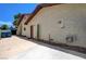 Exterior view of home showcasing stucco siding and desert landscaping at 3063 Chapala Dr, Las Vegas, NV 89120