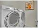 Laundry room with modern washer and dryer, and bright walls at 326 Caneflower Ct, North Las Vegas, NV 89031