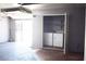 Open garage featuring a washer and dryer hook-up with exposed ceiling at 3260 N Heritage Way, Las Vegas, NV 89121