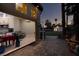Inviting backyard with indoor/outdoor flow, lovely kitchen view and lush landscaping at 3708 Lorraine Ln, Las Vegas, NV 89120