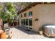 Outdoor patio with comfortable seating, landscaping and backyard views at 3708 Lorraine Ln, Las Vegas, NV 89120