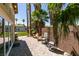 Private backyard with a patio area, perfect for outdoor entertaining and relaxation at 3708 Lorraine Ln, Las Vegas, NV 89120