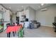 Inviting, open-concept kitchen and living space filled with natural light at 3708 Lorraine Ln, Las Vegas, NV 89120