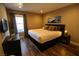 Serene bedroom with a comfortable bed, soft lighting, and modern decor at 4200 S Valley View Blvd # 1035, Las Vegas, NV 89103