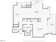 Detailed floor plan featuring a spacious layout with kitchen, living room, bedrooms, and bathrooms at 4381 W Flamingo Rd # 3221, Las Vegas, NV 89103