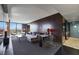 Comfortable living area with modern decor, city views, and stylish furniture at 4381 W Flamingo Rd # 3221, Las Vegas, NV 89103