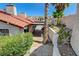 Inviting backyard featuring desert landscaping, a covered patio, and a view of the mountains at 439 Columbia Ct, Boulder City, NV 89005