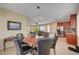 Kitchen with stainless steel appliances and eat-in dining area at 5916 Sorto Lago St, North Las Vegas, NV 89081