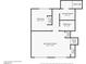 Floor plan featuring recreation room, laundry room, bedroom and bathroom, with measurements at 6213 Fairwood Ave, Las Vegas, NV 89107